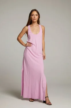 Chaser Brand Manatee Pastel Lavender Maxi Dress New