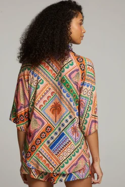Chaser Brand Marlin Paradise Mystic Button Up Clearance