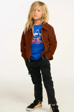 Chaser Brand Martin Walnut Brown Zip Up Corduroy Jacket Online