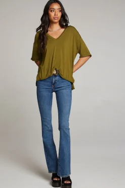 Chaser Brand Mason Sphagnum V Neck Shop