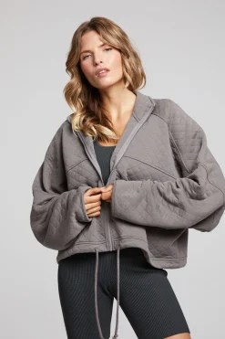 Chaser Brand Mccartneyy Foggy City Zip Up Hot