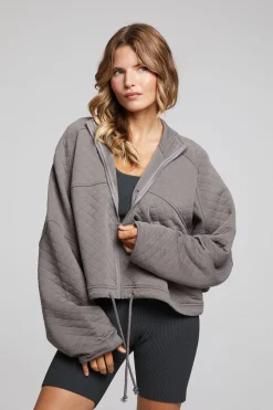 Chaser Brand Mccartneyy Foggy City Zip Up Hot