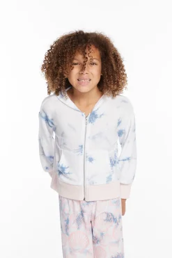 Chaser Brand Mermaid Shell Girls Zip-up Hoodie Online