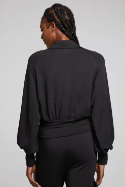 Chaser Brand Midnight Licorice Half Zip Best Sale