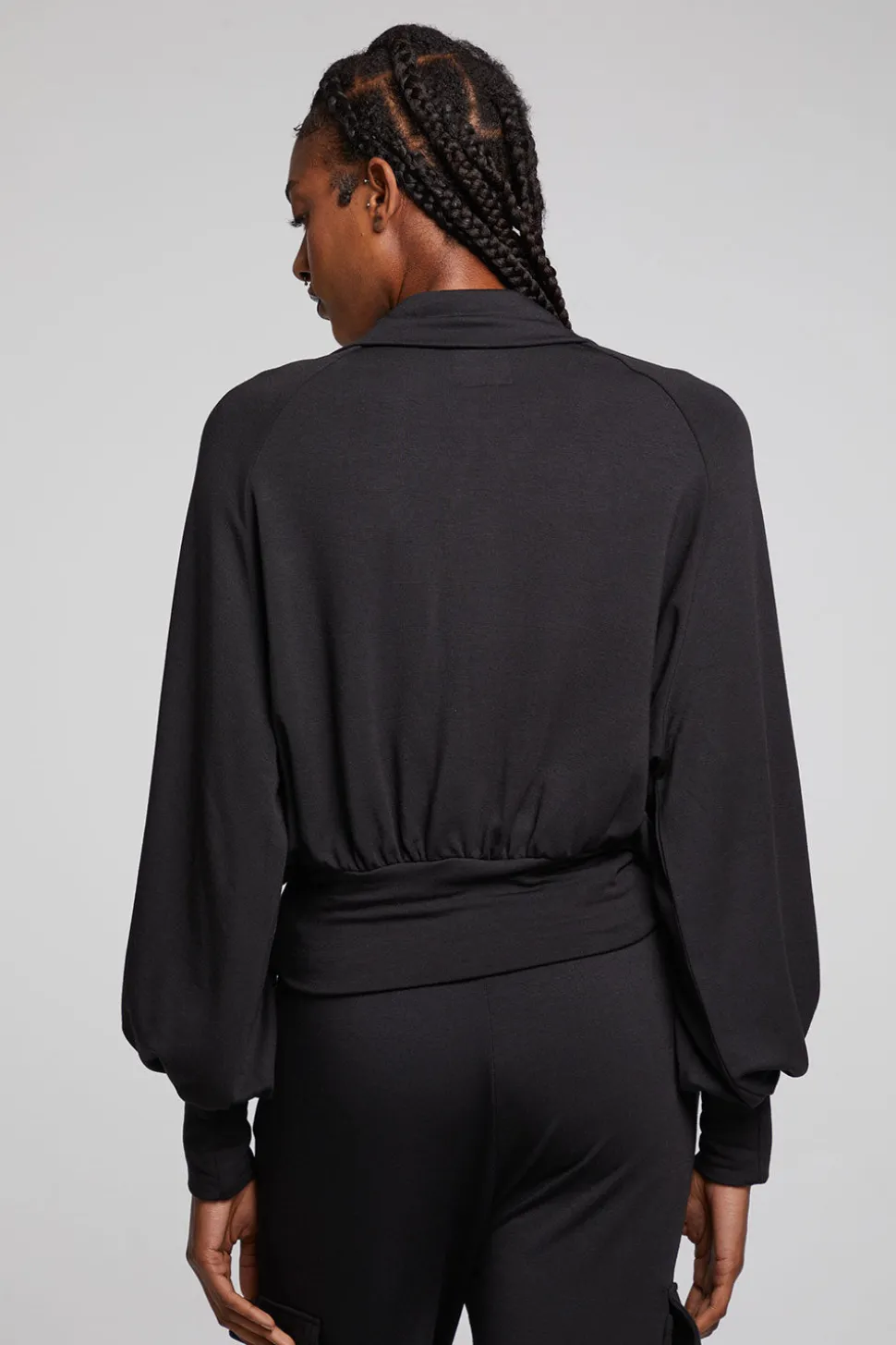 Chaser Brand Midnight Licorice Half Zip Best Sale