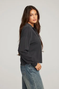 Chaser Brand Miles Licorice Long Sleeve Outlet