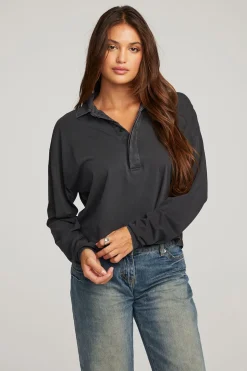 Chaser Brand Miles Licorice Long Sleeve Outlet