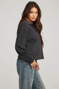 Chaser Brand Miles Licorice Long Sleeve Outlet