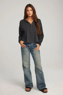 Chaser Brand Miles Licorice Long Sleeve Outlet