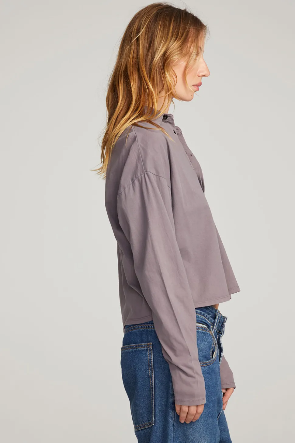 Chaser Brand Miles Purple Sage Long Sleeve Shop