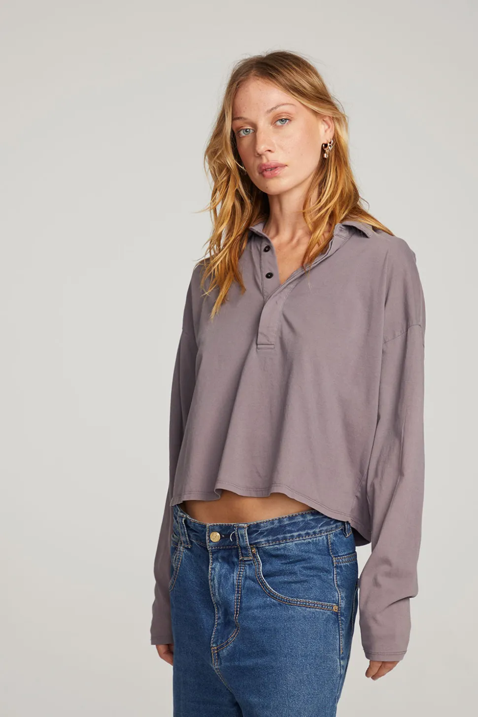 Chaser Brand Miles Purple Sage Long Sleeve Shop