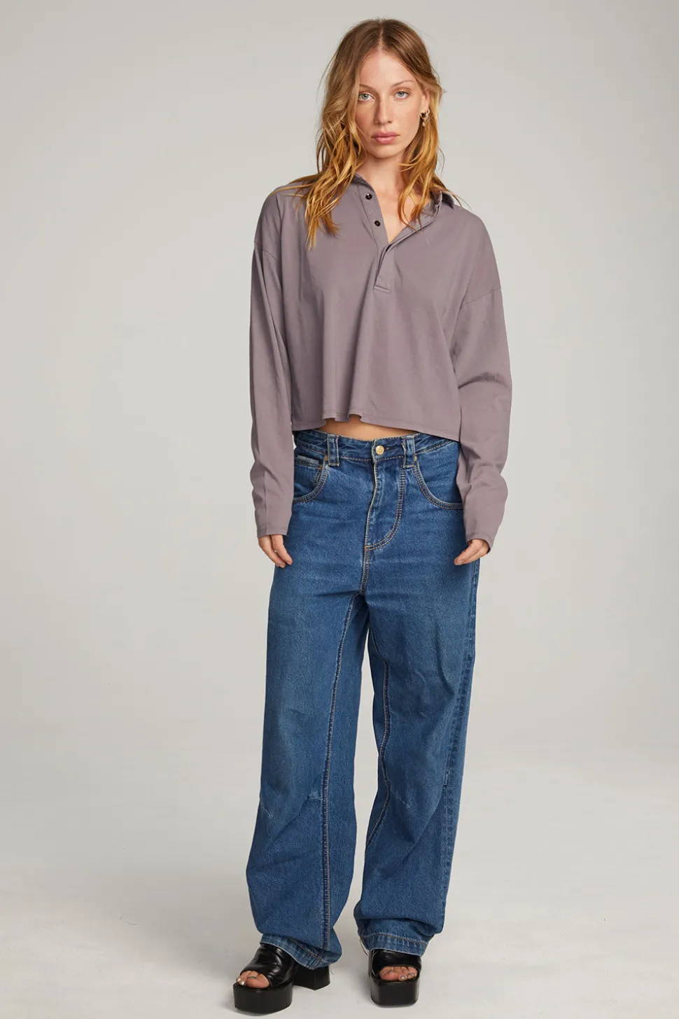 Chaser Brand Miles Purple Sage Long Sleeve Shop