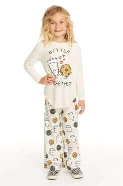 Chaser Brand Milk And Cookies Pants New