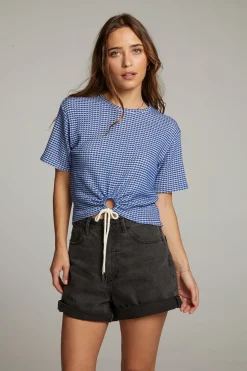 Chaser Brand Miracle Cobalt Blue Short Sleeve Clearance