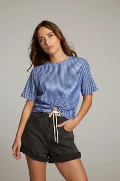 Chaser Brand Miracle Cobalt Blue Short Sleeve Clearance