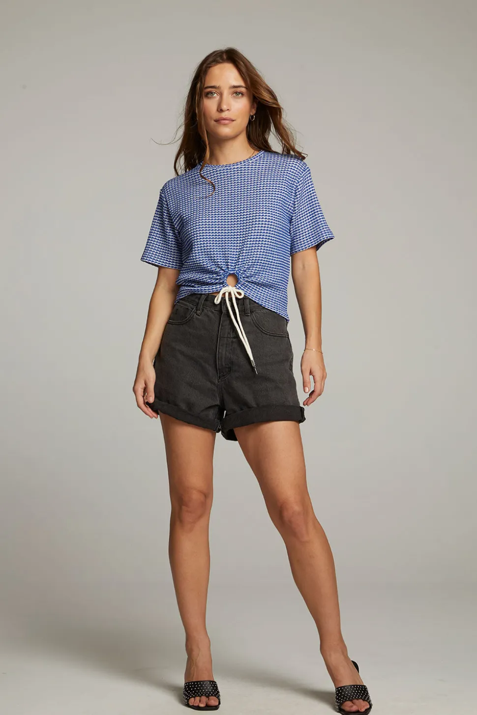 Chaser Brand Miracle Cobalt Blue Short Sleeve Clearance