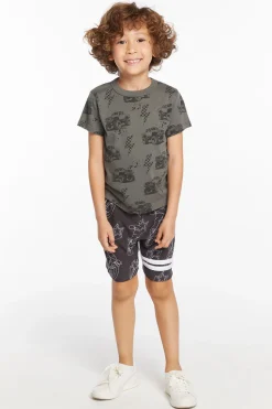 Chaser Brand Monster Trucks Kids Tee Best
