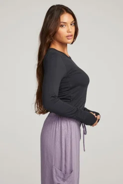 Chaser Brand Moonlight Licorice Long Sleeve Discount