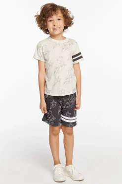 Chaser Brand Moto Star Boys Tee New