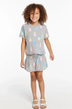 Chaser Brand Multi Pineapple Girls Peplum Skort Store