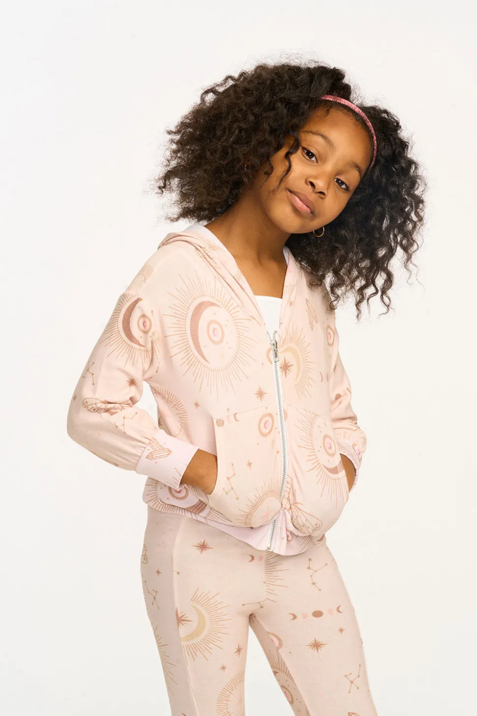 Chaser Brand Mystical Sky Cozy Knit Zip Up Hoodie Clearance