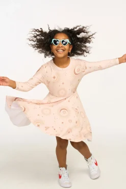 Chaser Brand Mystical Sky Peplum Cozy Knit Dress Store
