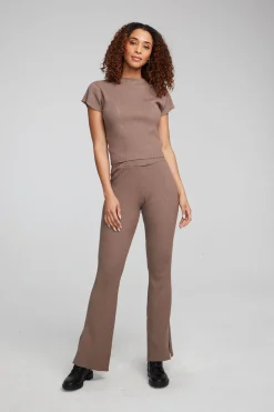 Chaser Brand Nahal Deep Taupe Tee Outlet