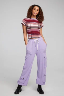 Chaser Brand Nahal Roxy Stripe Tee Outlet