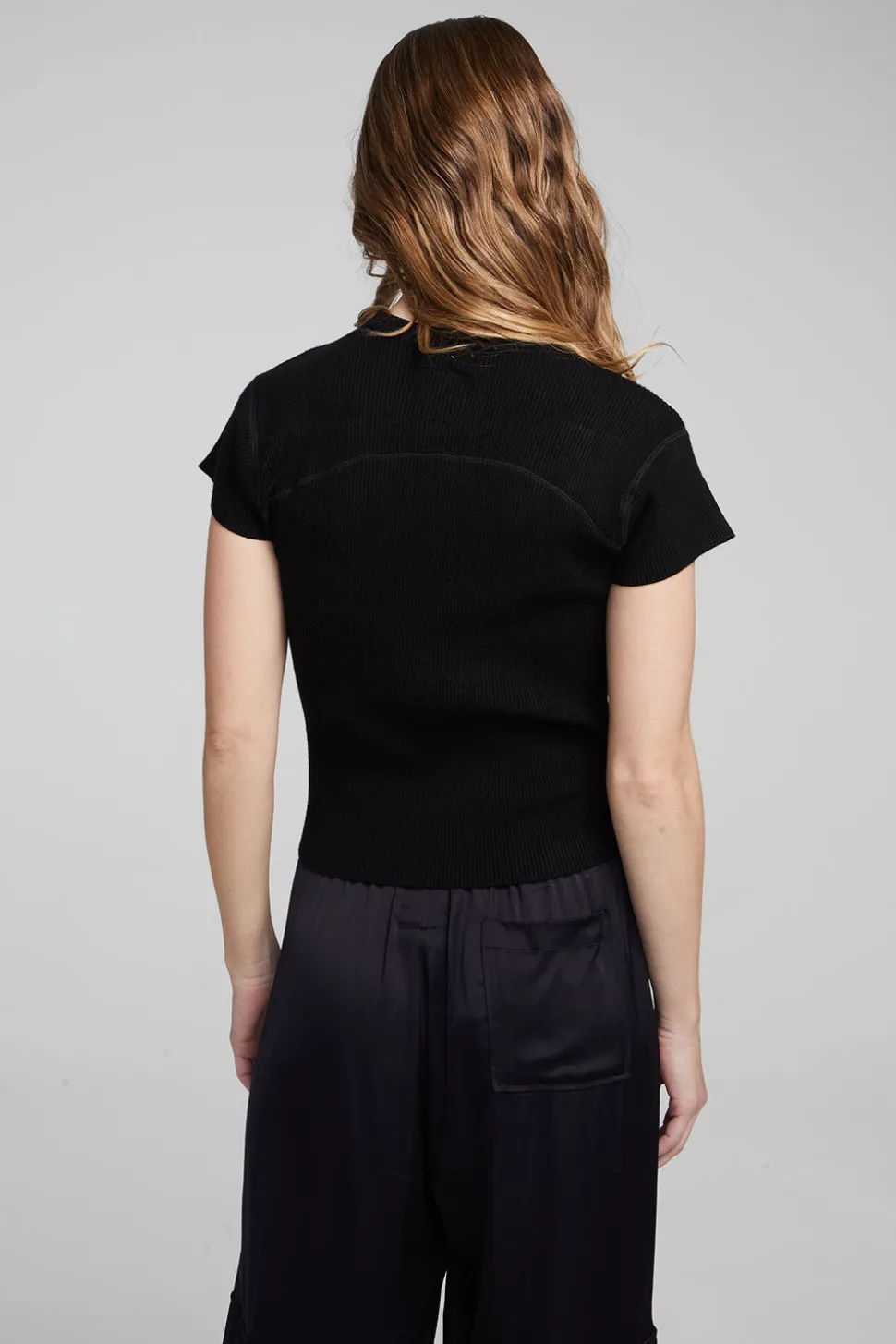 Chaser Brand Nahal Shadow Black Tee Discount