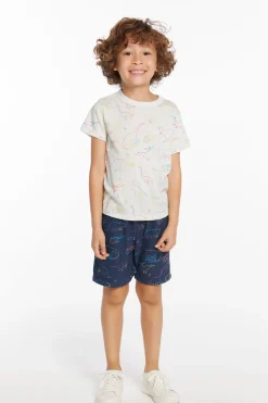 Chaser Brand Neon Dinos Boys Tee Store