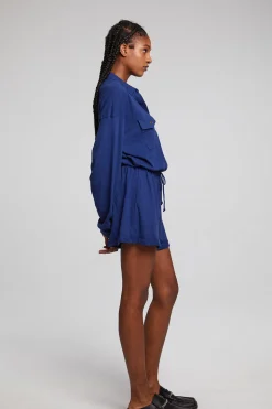 Chaser Brand Nocelle French Blue Jumpsuit Cheap