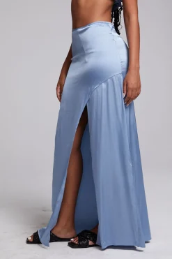 Chaser Brand Noemi Blue Grotto Maxi Skirt Cheap