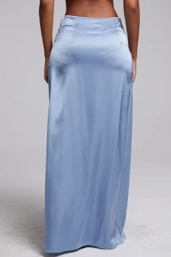 Chaser Brand Noemi Blue Grotto Maxi Skirt Cheap
