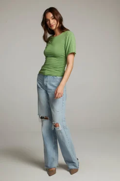 Chaser Brand Ocala Whitecap Grey And Piquant Green Reversible Top Sale