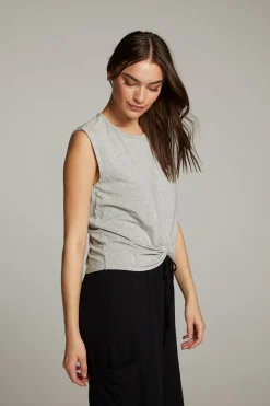 Chaser Brand Ocean Heather Grey Tank Flash Sale