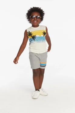 Chaser Brand Ocean View Boys Muscle Tank Sale