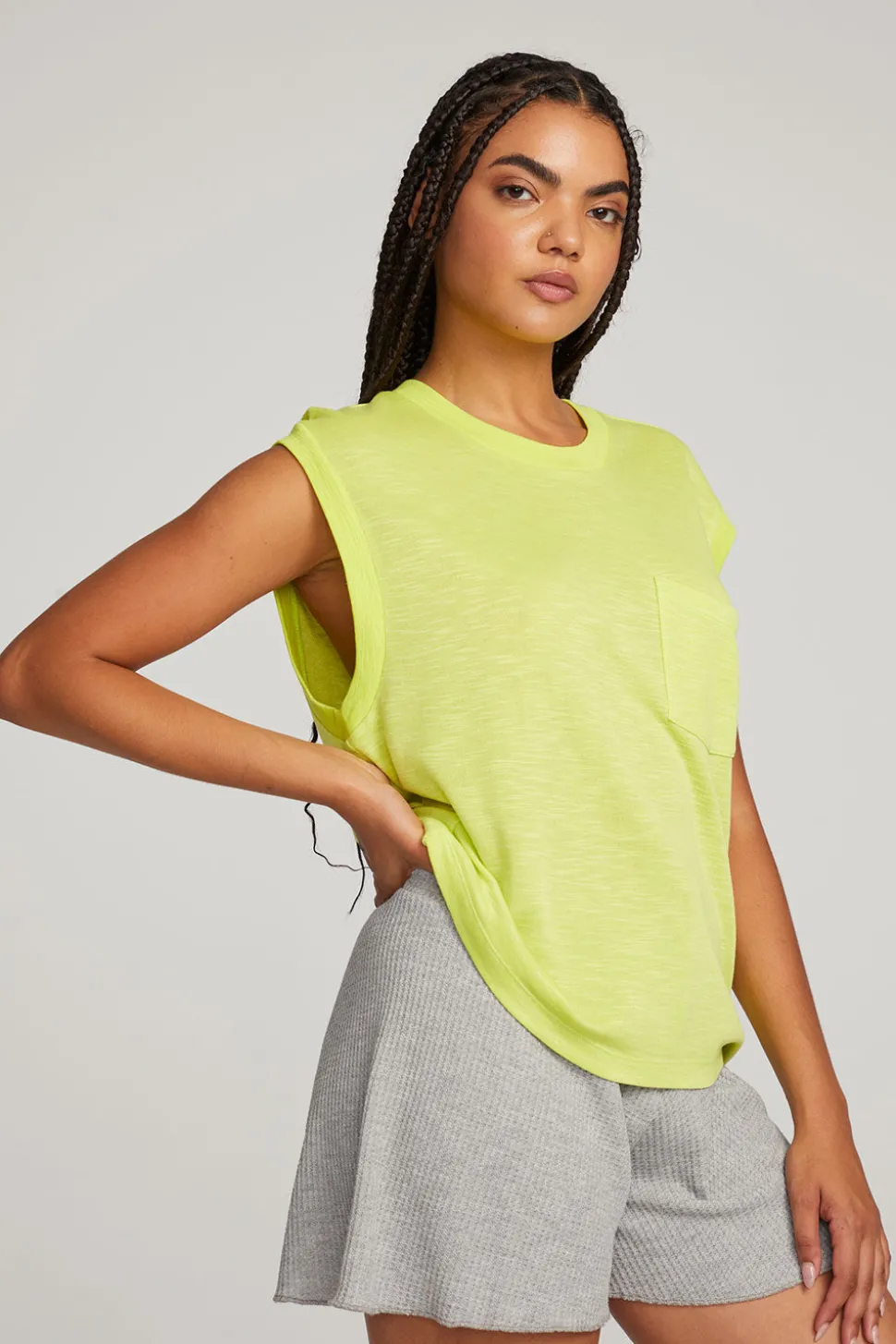 Chaser Brand Odessa Citron Tee Cheap