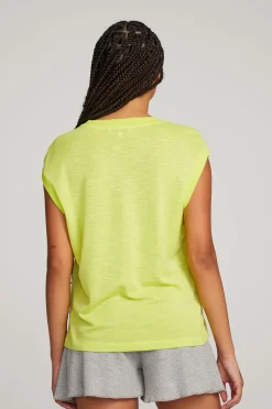 Chaser Brand Odessa Citron Tee Cheap