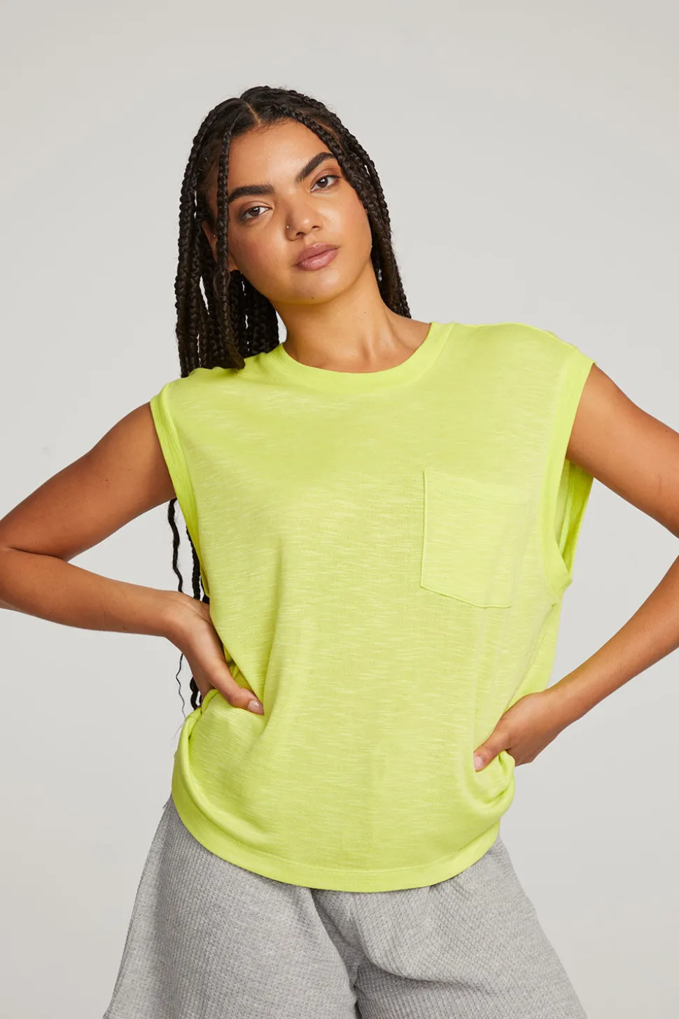 Chaser Brand Odessa Citron Tee Cheap
