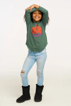 Chaser Brand Ombre Pumpkin Long Sleeve Online