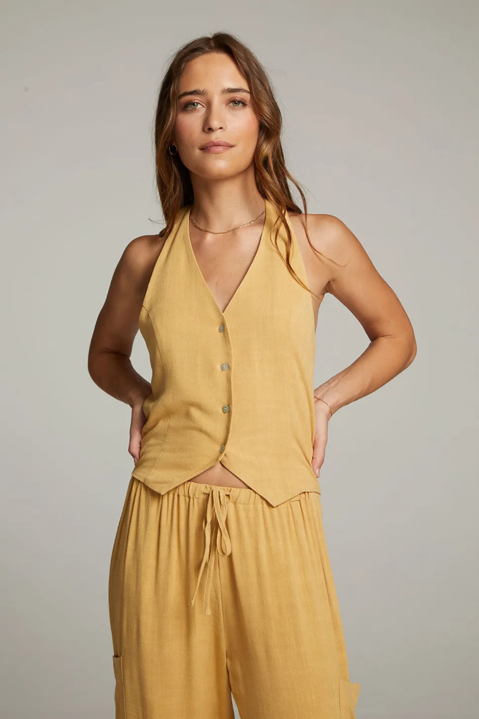 Chaser Brand Orlando Parchment Vest Cheap
