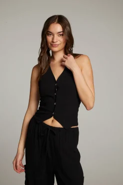 Chaser Brand Orlando True Black Vest Outlet