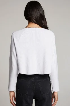 Chaser Brand Outline Heart Long Sleeve Fashion