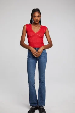 Chaser Brand Page Crimson Tee Clearance