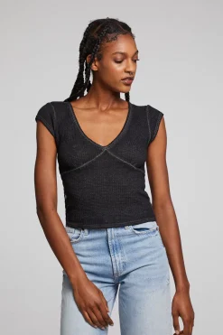 Chaser Brand Page Licorice Tee New