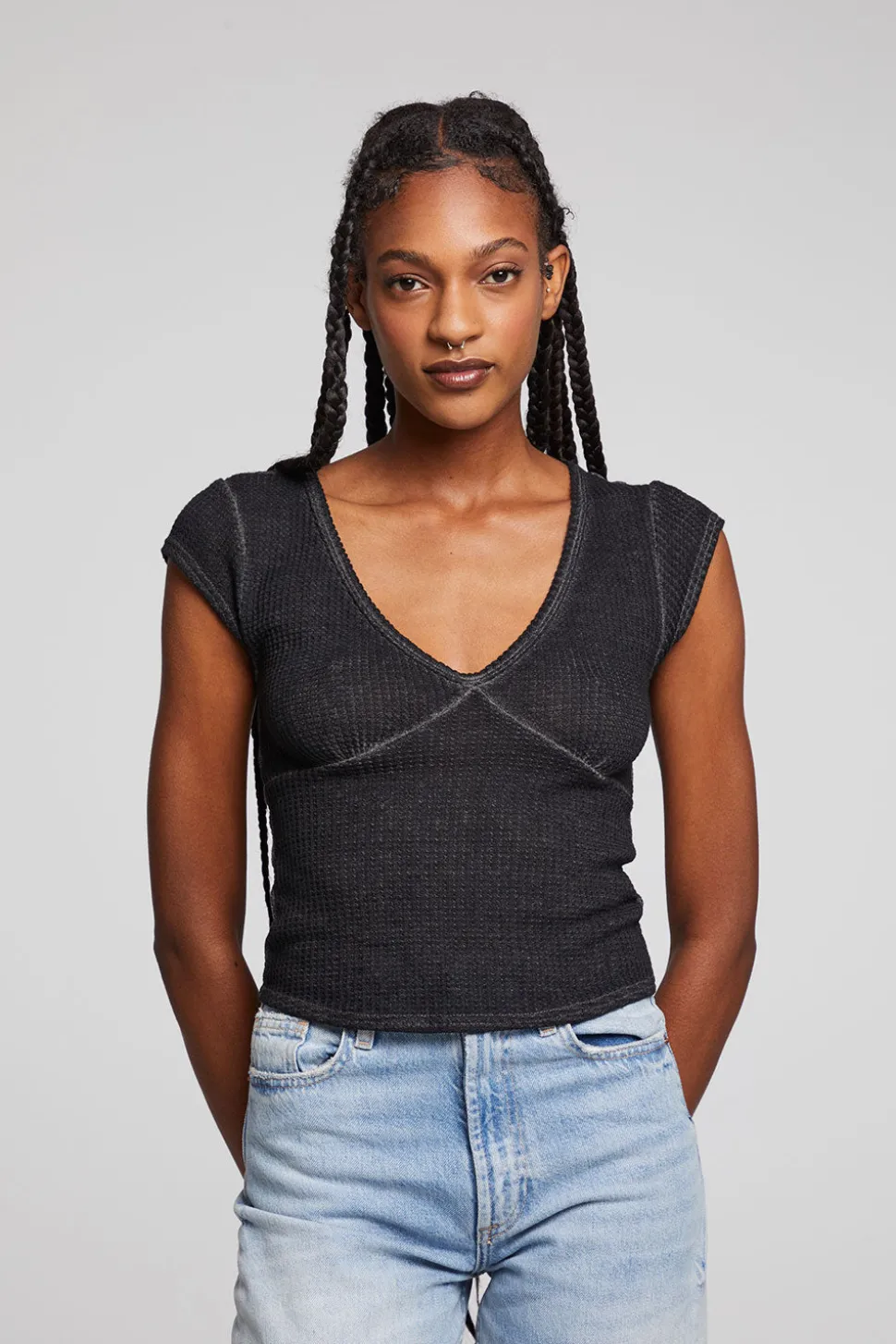 Chaser Brand Page Licorice Tee New