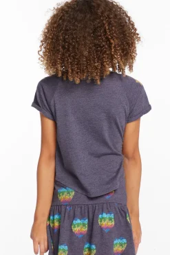 Chaser Brand Painted Rainbow Girls Tee Flash Sale