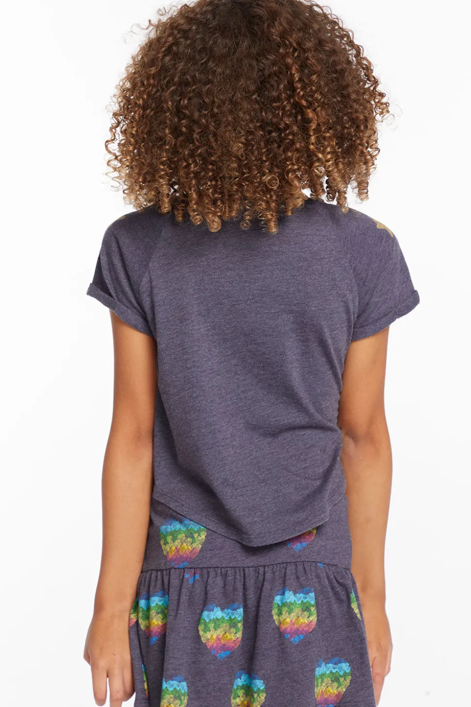 Chaser Brand Painted Rainbow Girls Tee Flash Sale