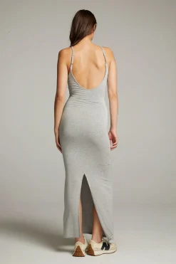 Chaser Brand Panther Heather Grey Maxi Dress Best