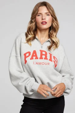 Chaser Brand Paris L' Amour Pullover Sale